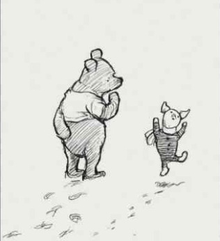 pooh and piglett