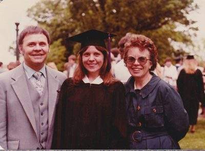 Sharon Graduation with Parents